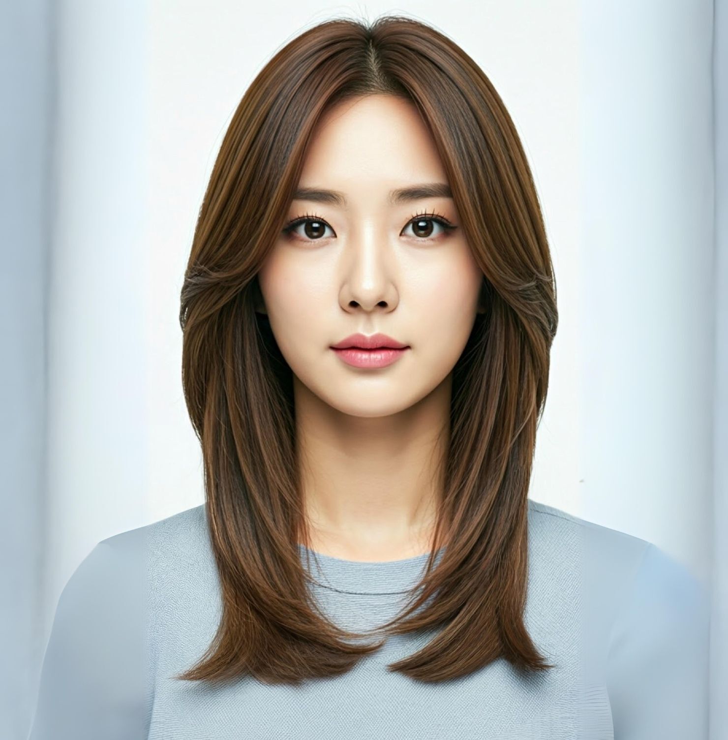 Tóc dài tỉa ngang bầu