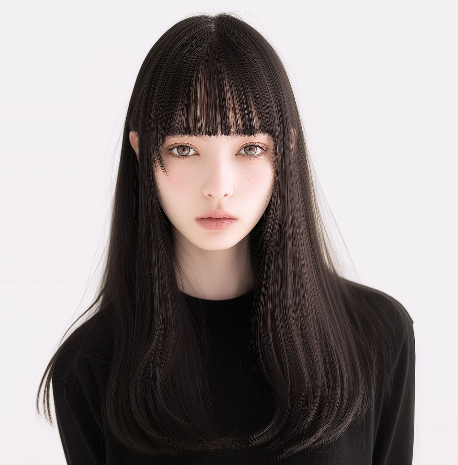  Tóc dài thẳng kiểu Nhật