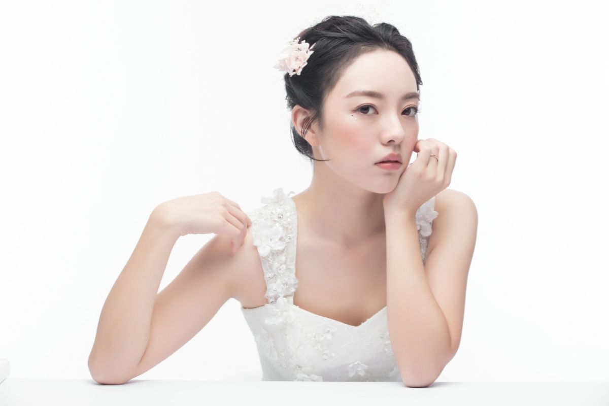 kiểu tóc cô dâu Hàn Quốc