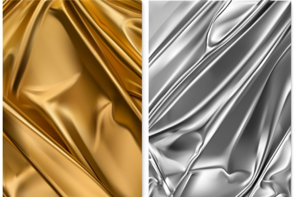 personal color là gì thử với giấy màu vàng và màu bạc 