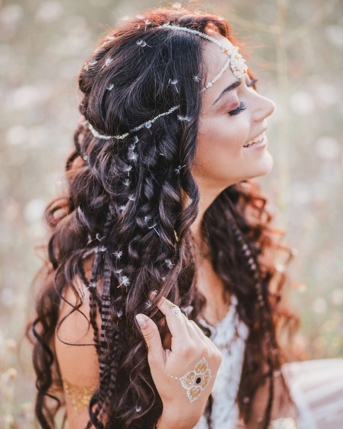 Tóc xoăn hippie 2024