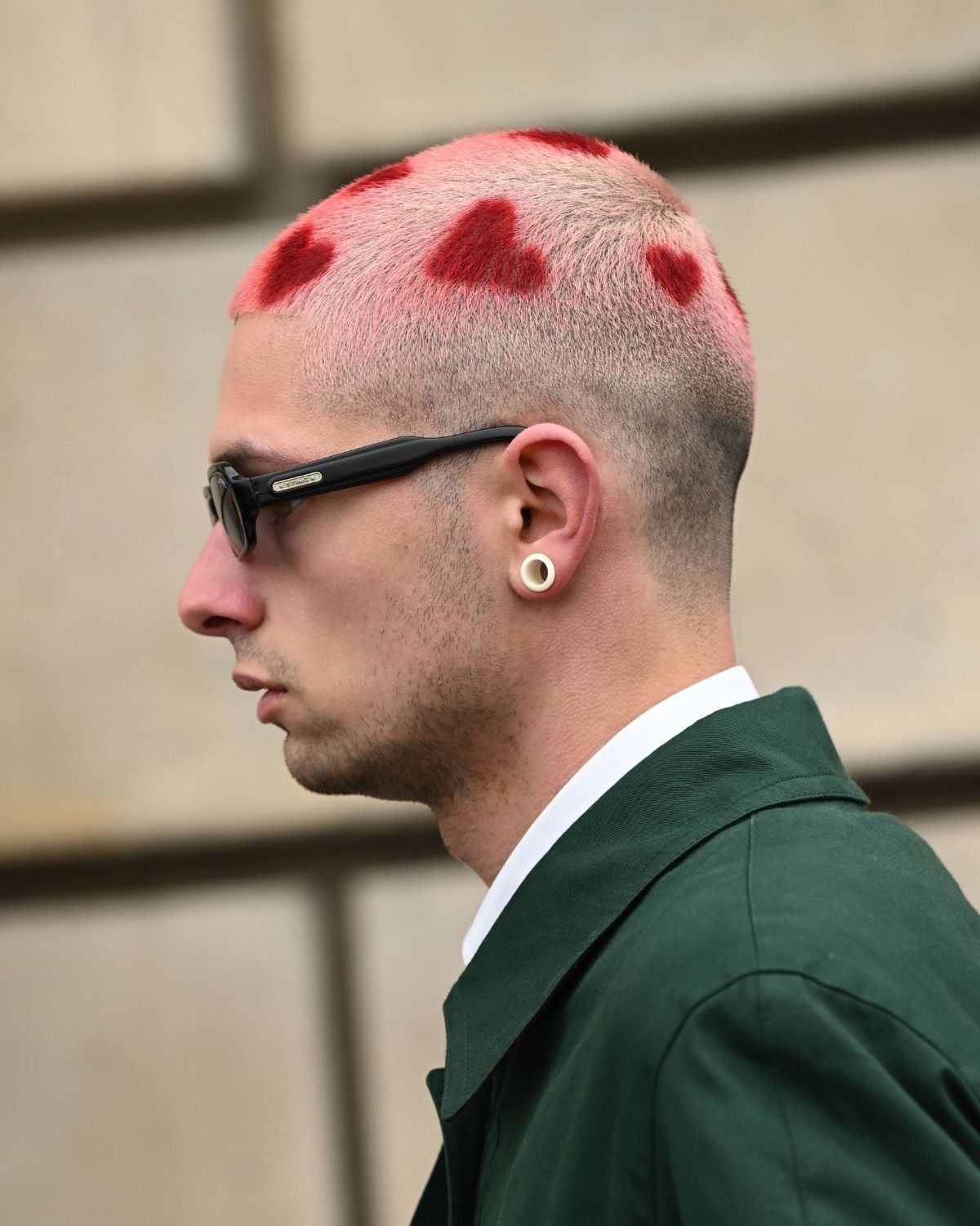 Tóc nhuộm hoạ tiết phá cách