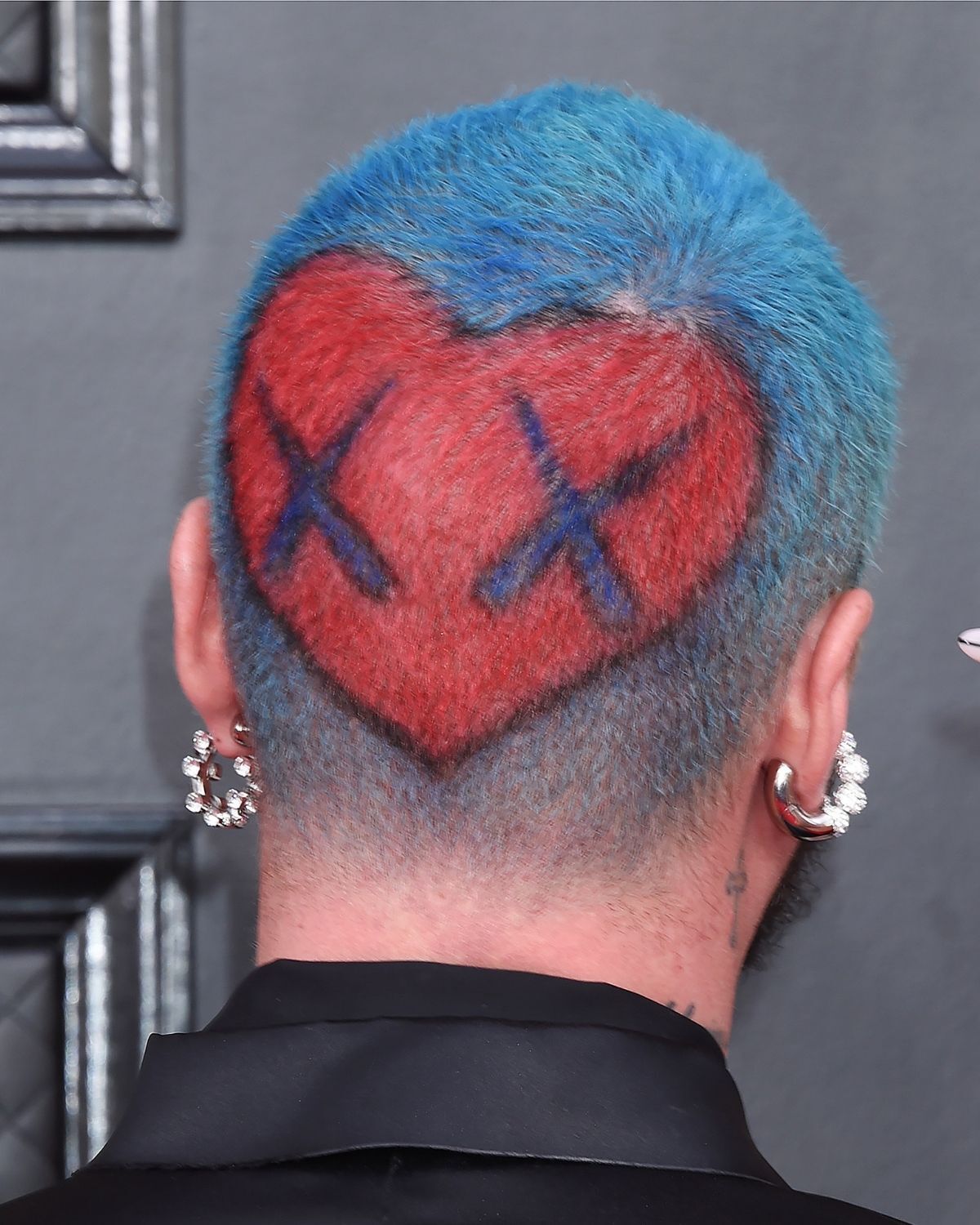 Tóc nhuộm hoạ tiết phá cách