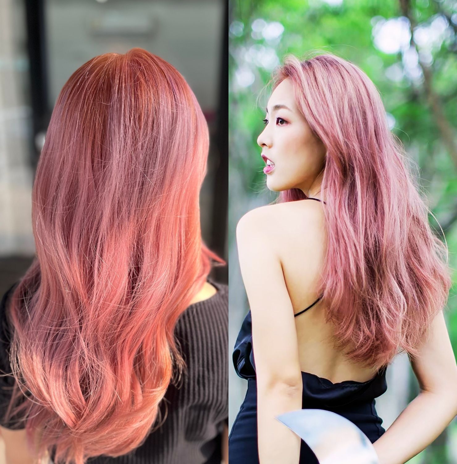 Tóc màu đỏ pha xám khói trầm