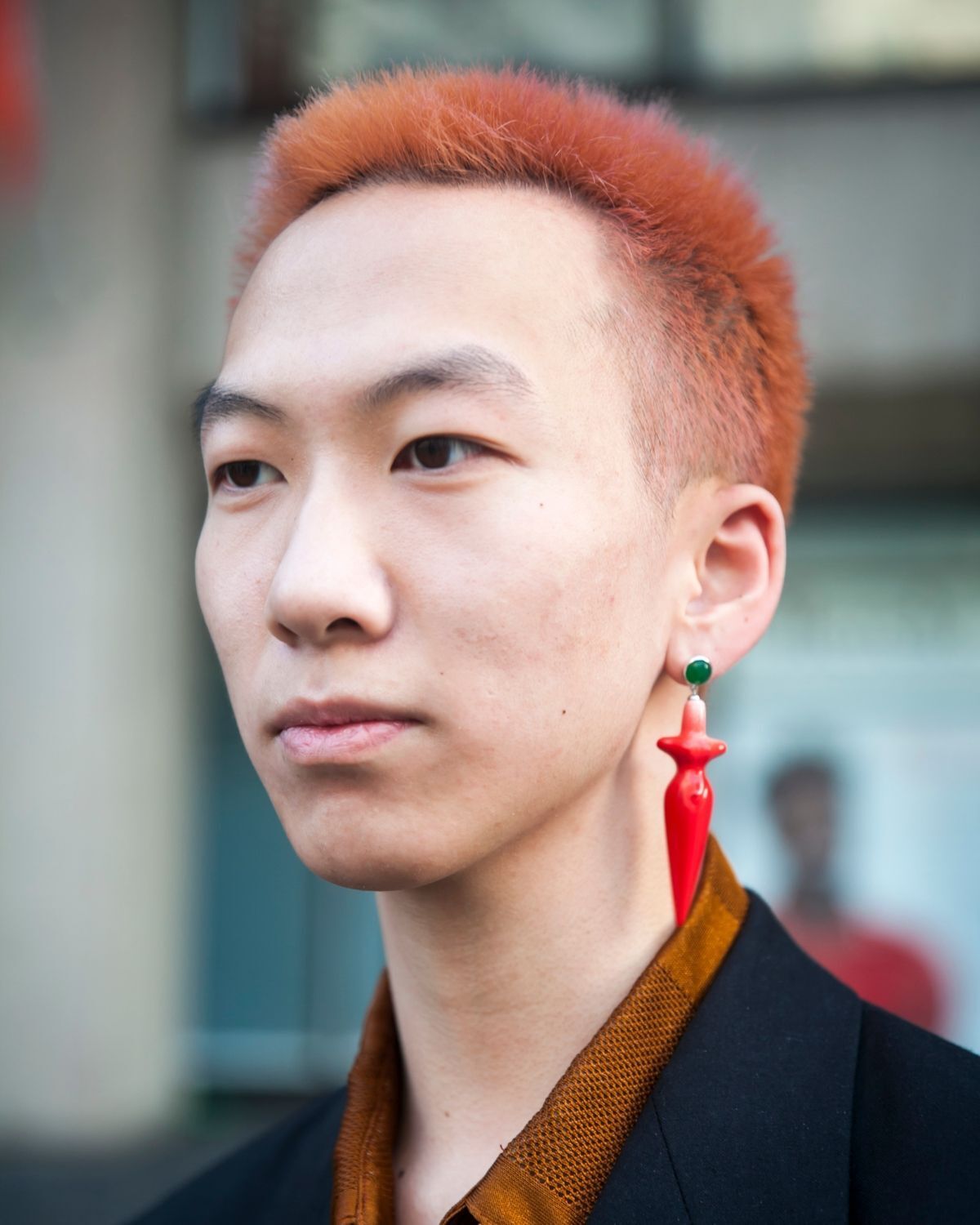 Màu tóc nam đẹp 2024: Cam đào