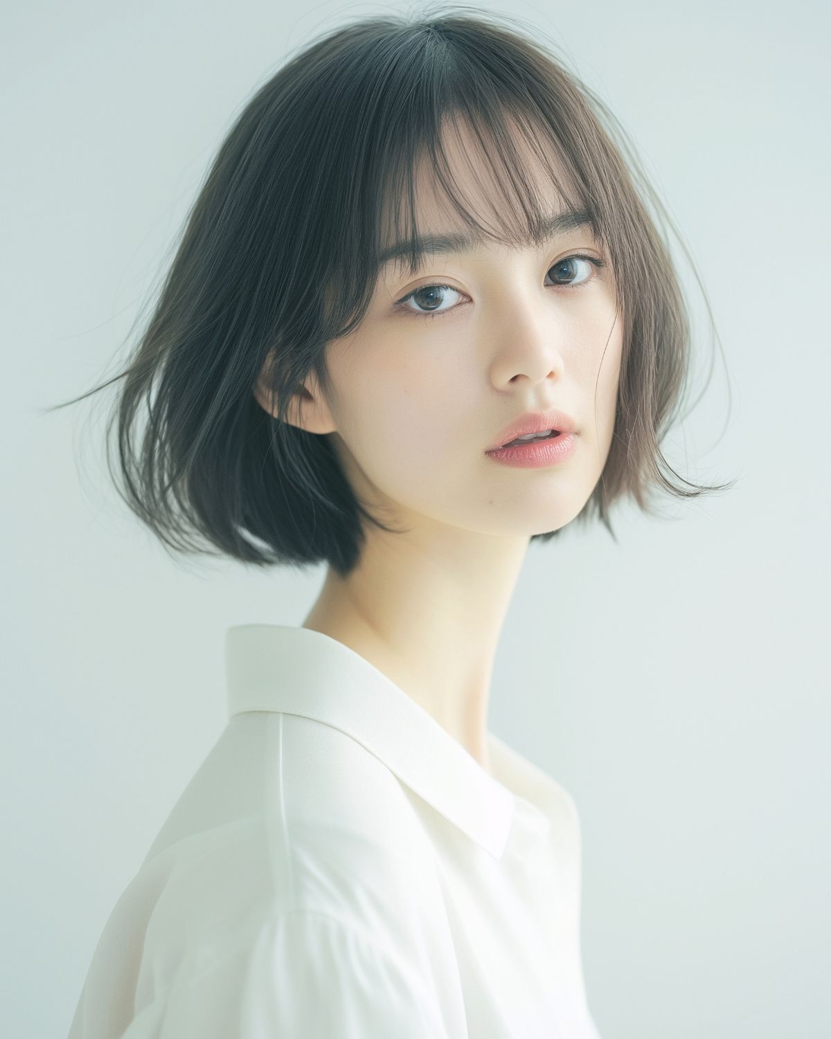 Tóc bob ngắn mái thưa