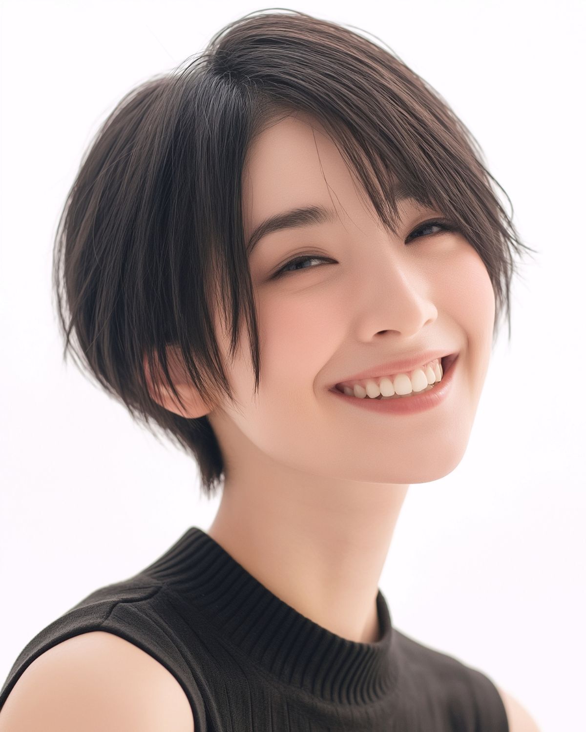 Tóc bob ngắn tỉa cao phong cách tomboy