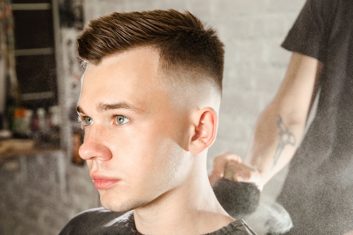 Tóc buzz cut Flat top buzz cut