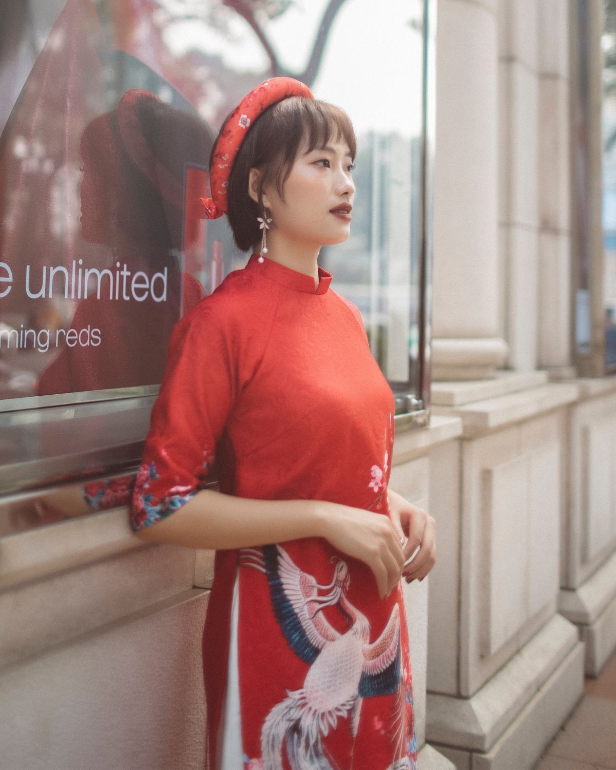 Kiểu tóc mặc áo dài tóc bob