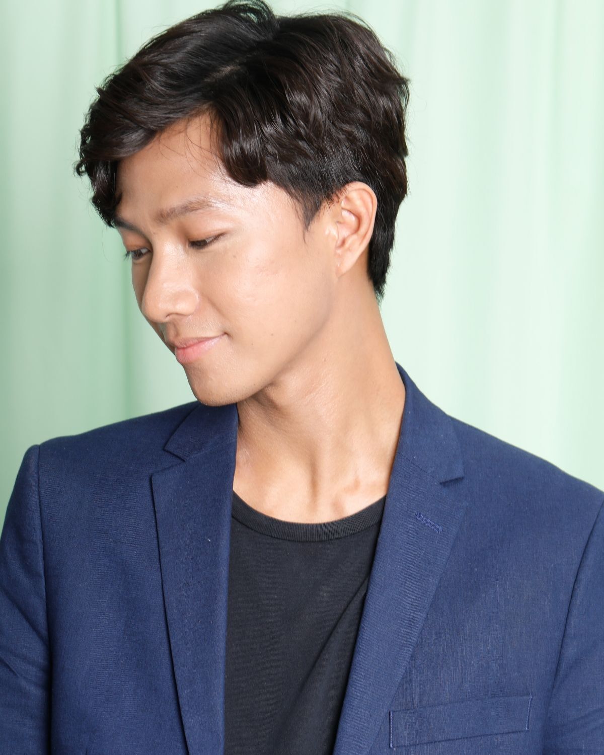 Tóc Two Block Layer xoăn nhẹ thời thượng