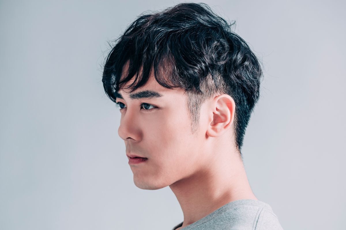 Tóc Two Block Layer xoăn nhẹ thời thượng