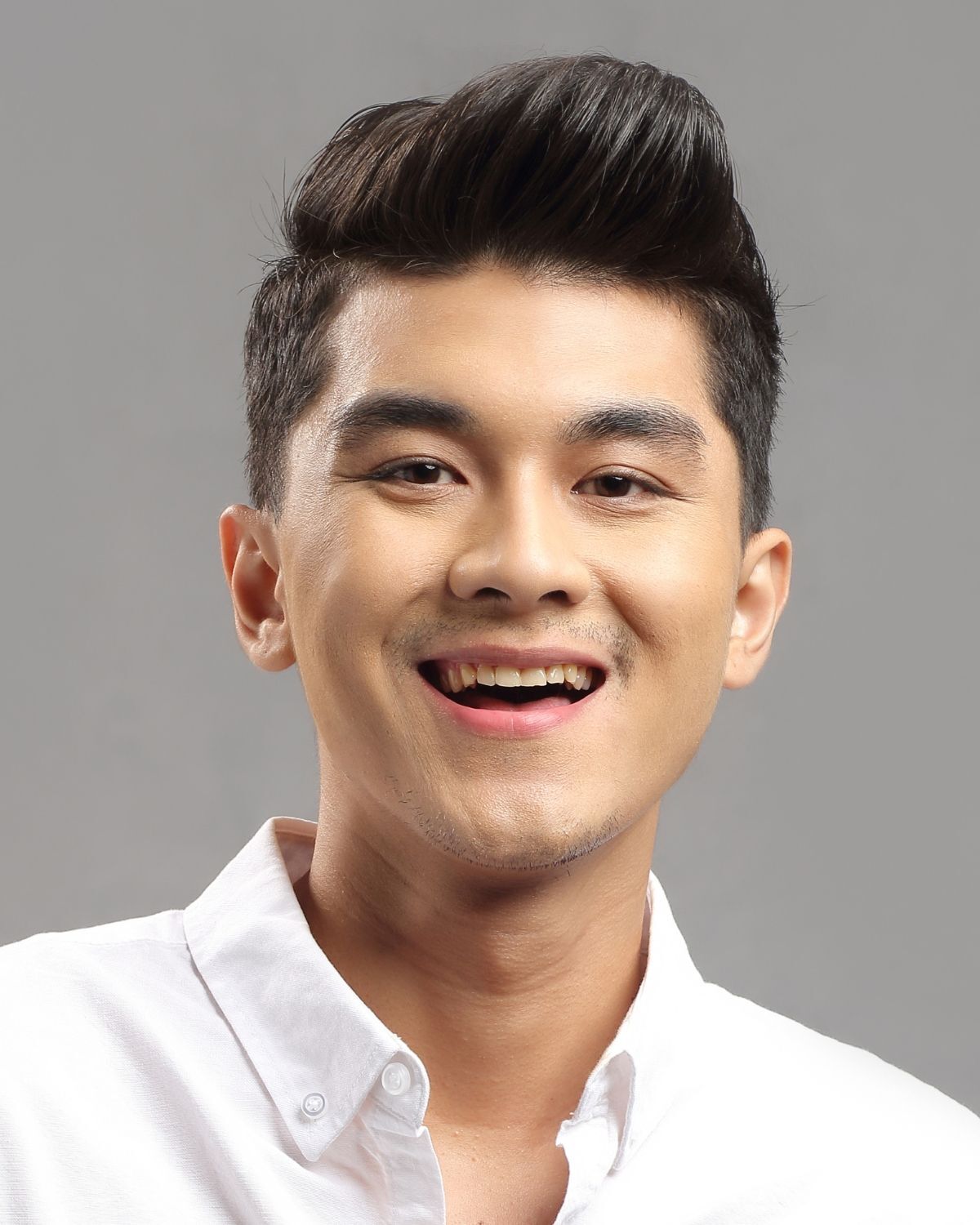 Tóc Two Block Layer vuốt ngược