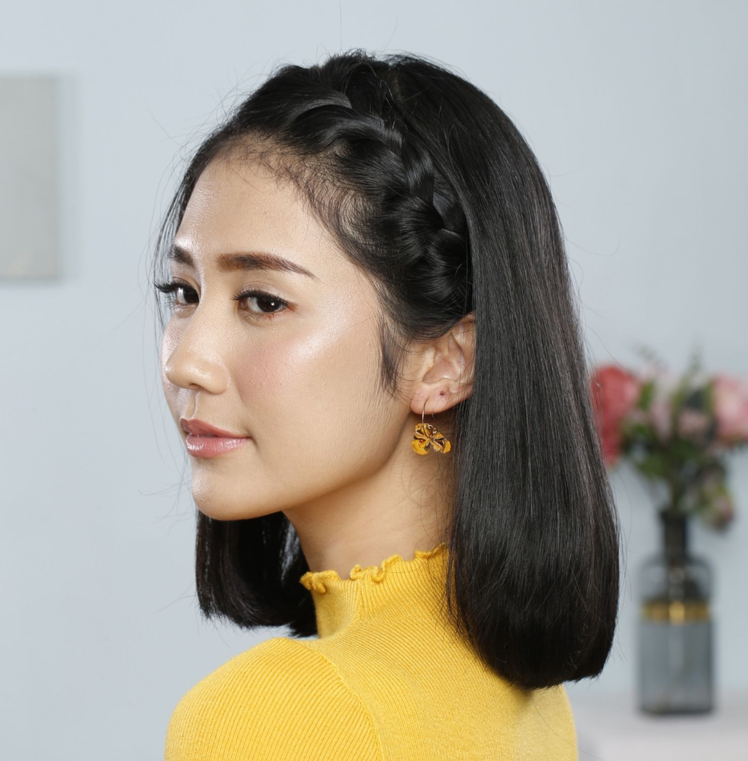  tết tóc mặc áo dài tết mái 