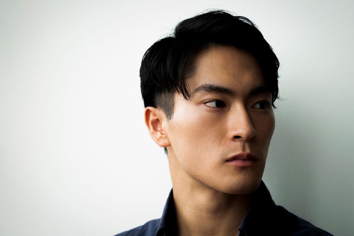 Tóc layer nam cạo 2 bên side part