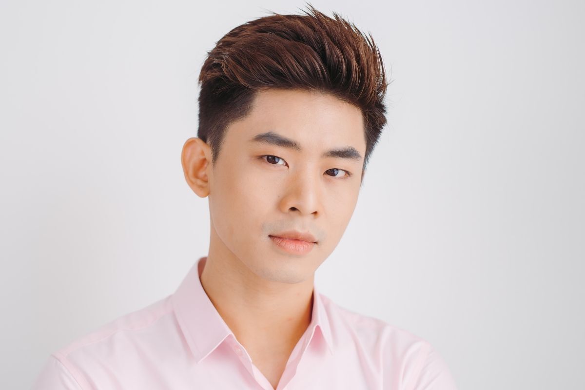 Tóc layer nam cạo 2 bên kiểu Two Block