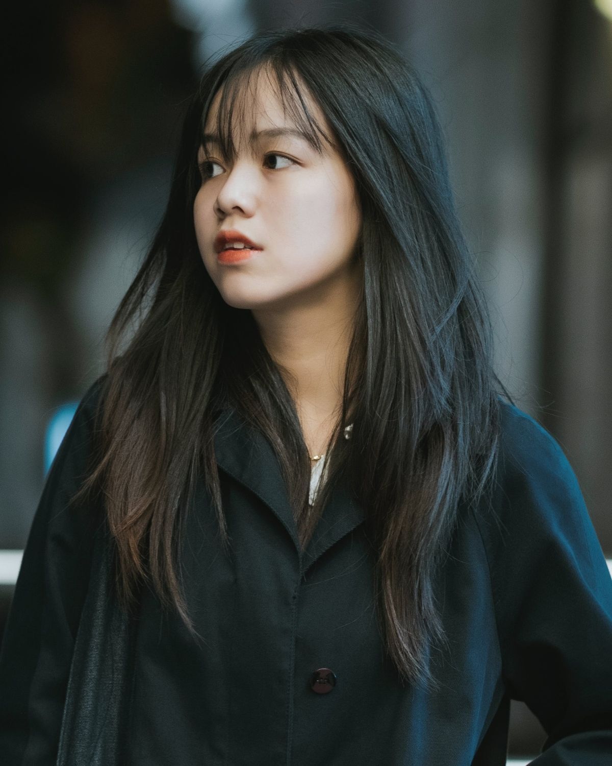 Tóc layer medium length cho học sinh