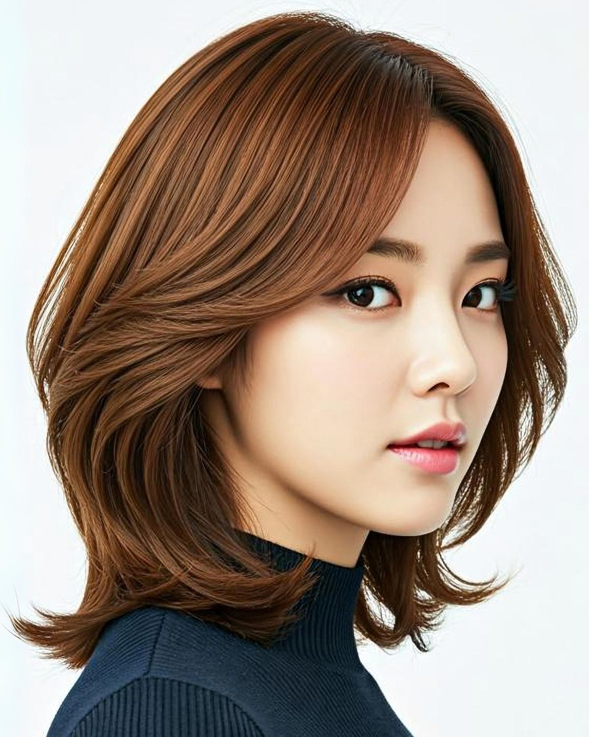 Tóc bồ câu ngang vai 