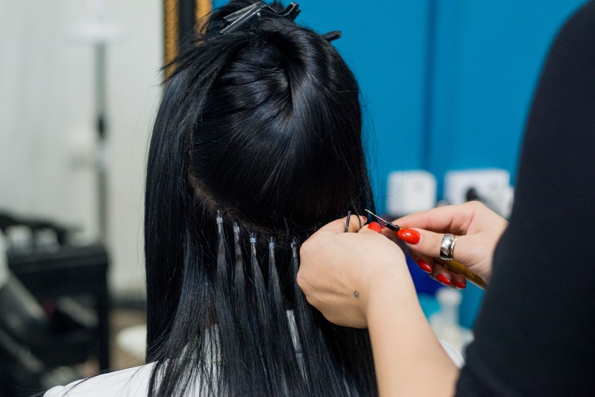  Nối tóc bằng kẹp chì