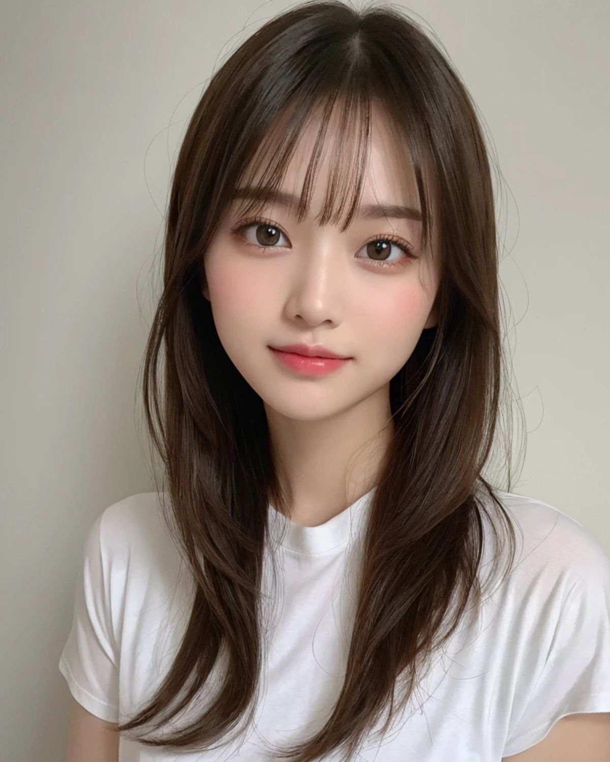 Tóc bồ câu ngang lưng tỉa layer