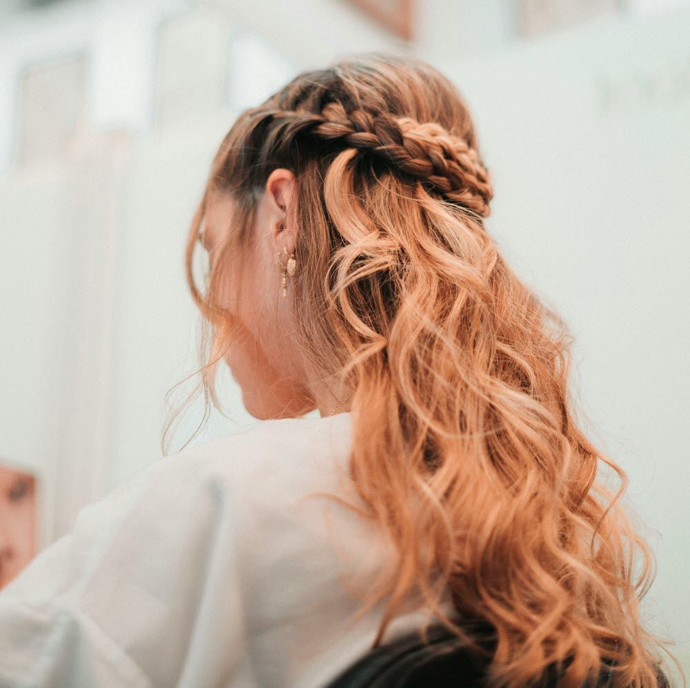 kiểu tóc đi chơi tết tết tóc nửa đầu nữ tính