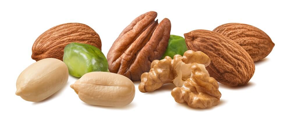 ăn gì để tóc mọc nhanh biotin các loại hạt quả có chó đậu phộng hạnh nhân