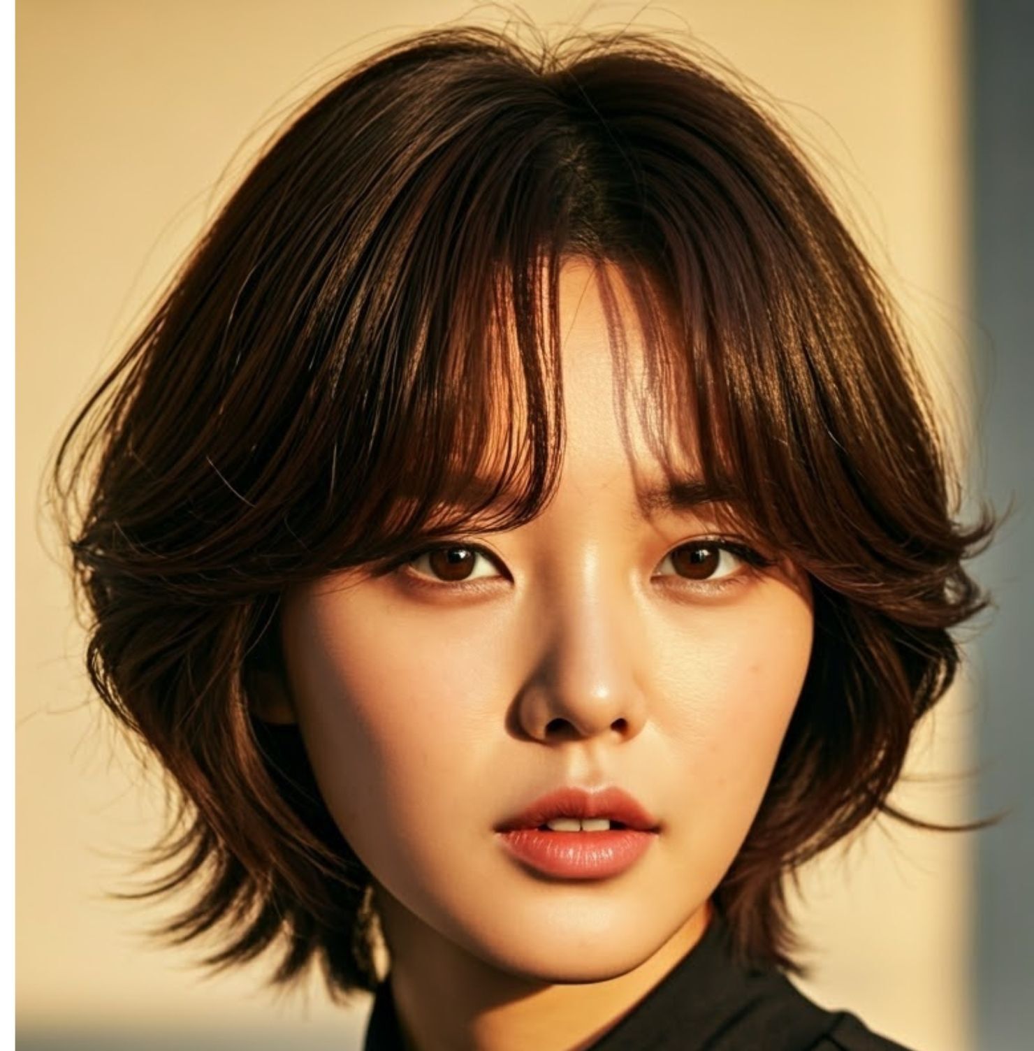 Tóc ngắn phong cách Wob