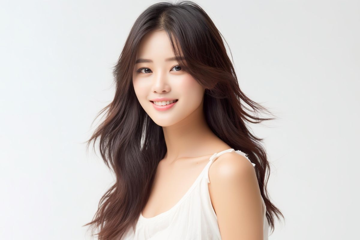 Tóc mái dài tỉa layer