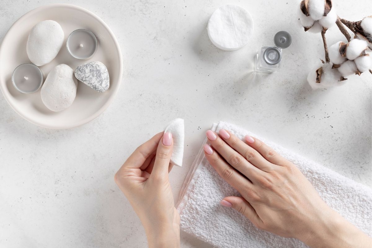 Nước tẩy sơn móng tay đánh bay thuốc nhuộm tóc trên da tay