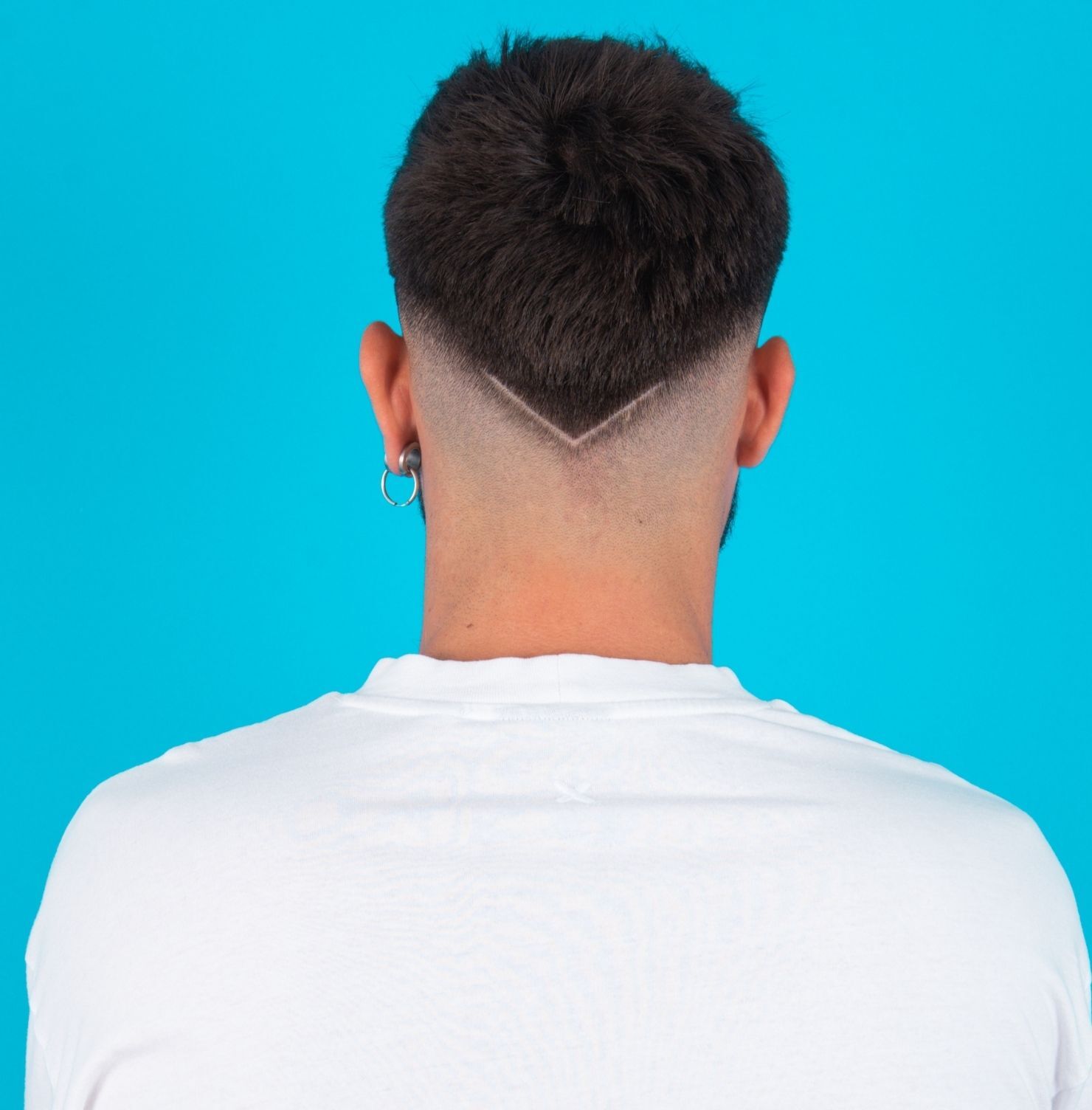 Tóc layer nam cạo gáy