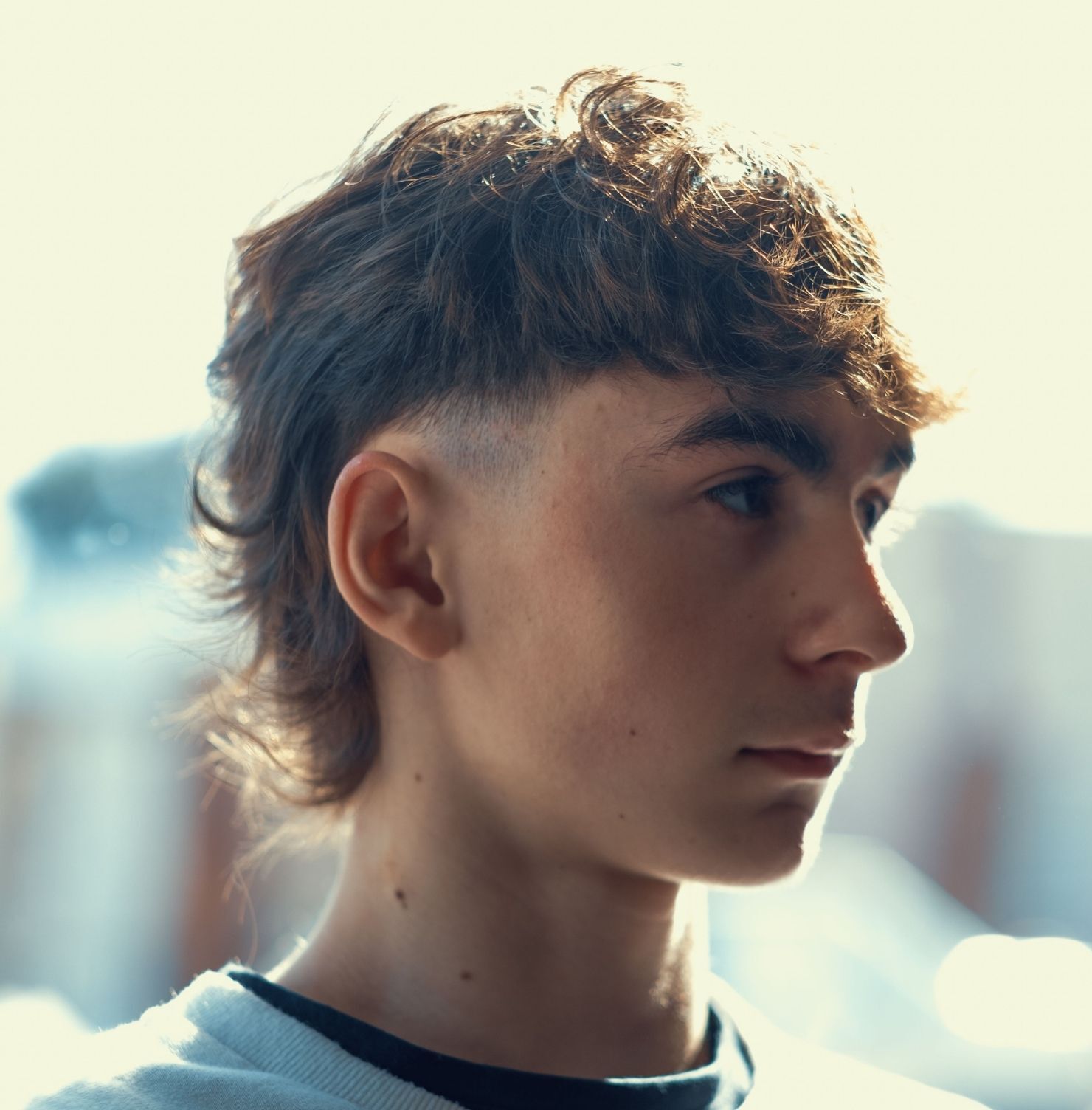 Tóc mullet layer nam