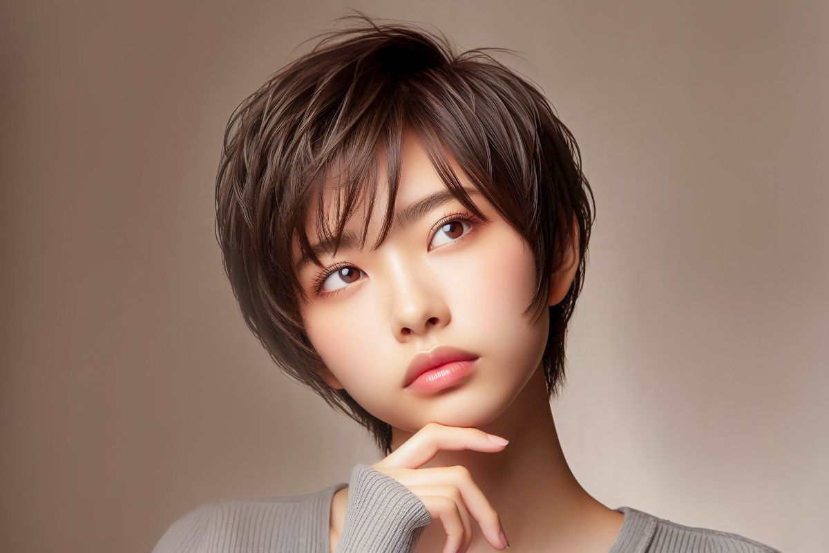 Tóc pixie cho tóc dày