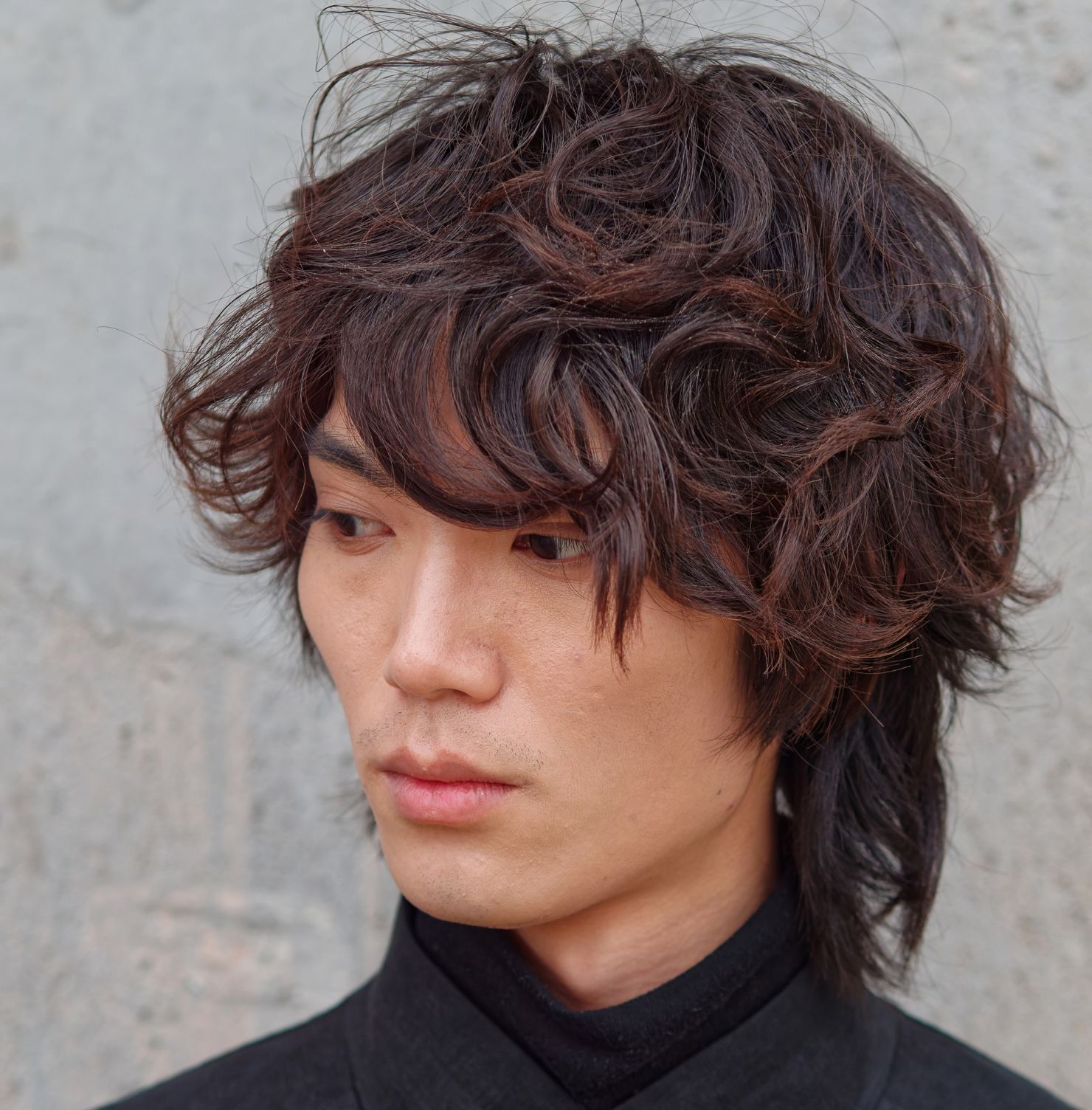 Tóc layer dài uốn xoăn