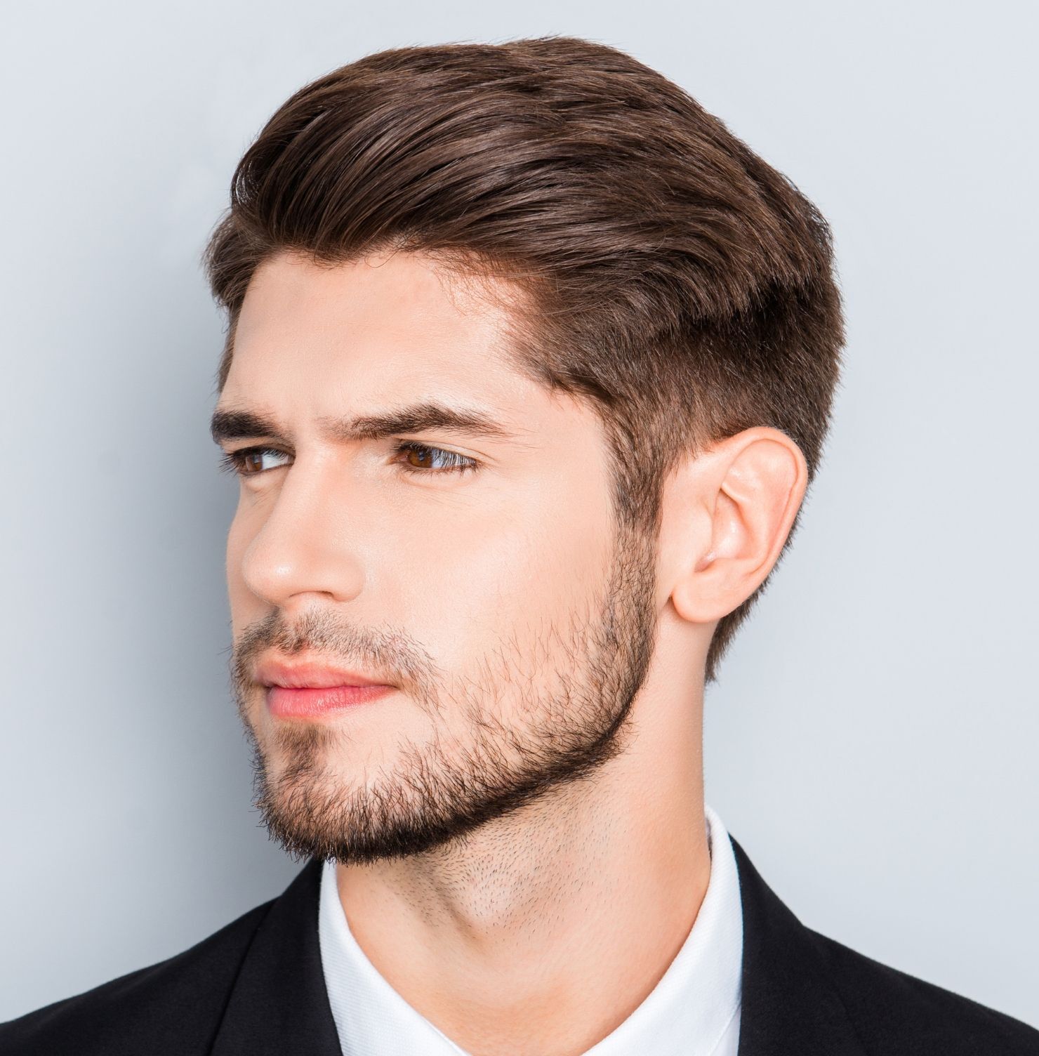 Tóc layer nam vuốt ngược