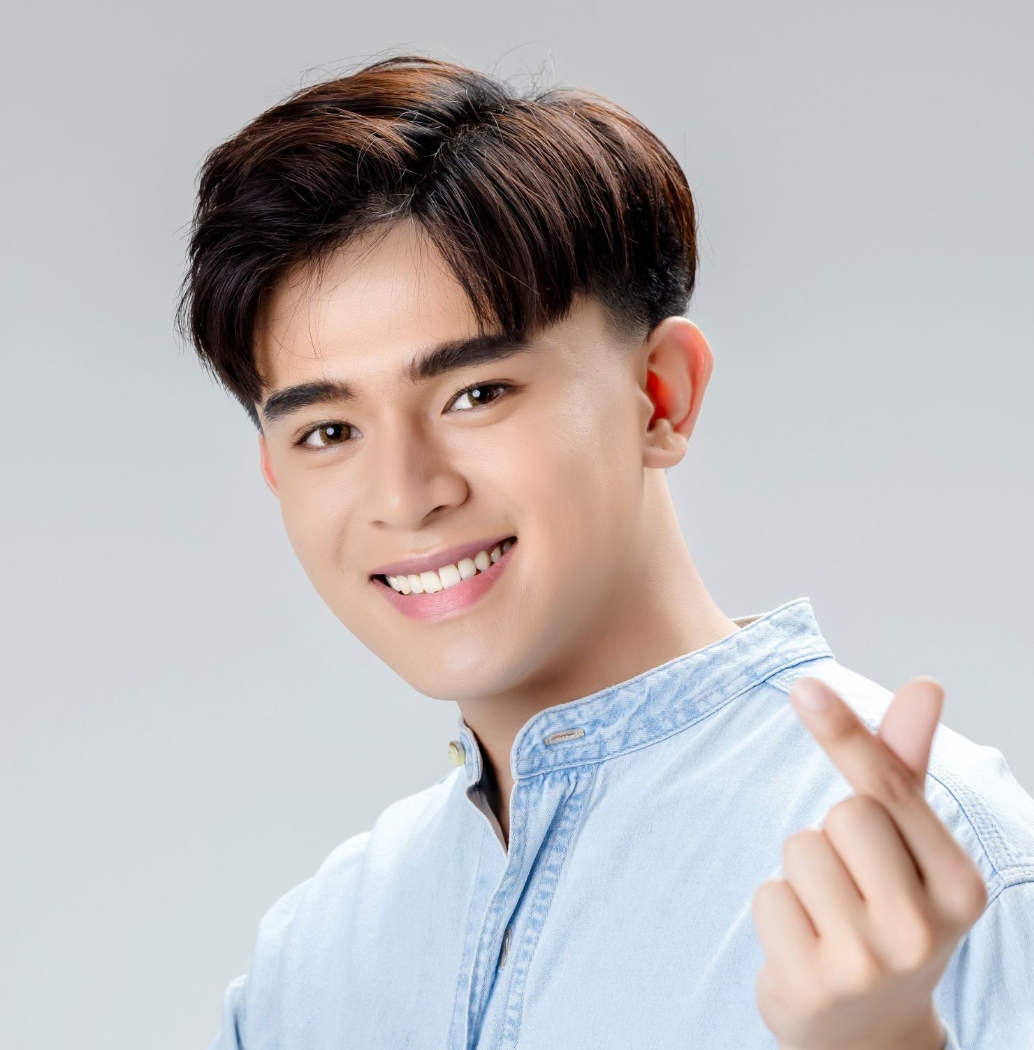 Tóc nam two block layer