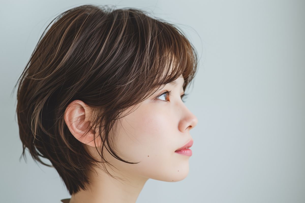 Tóc pixie uốn phồng