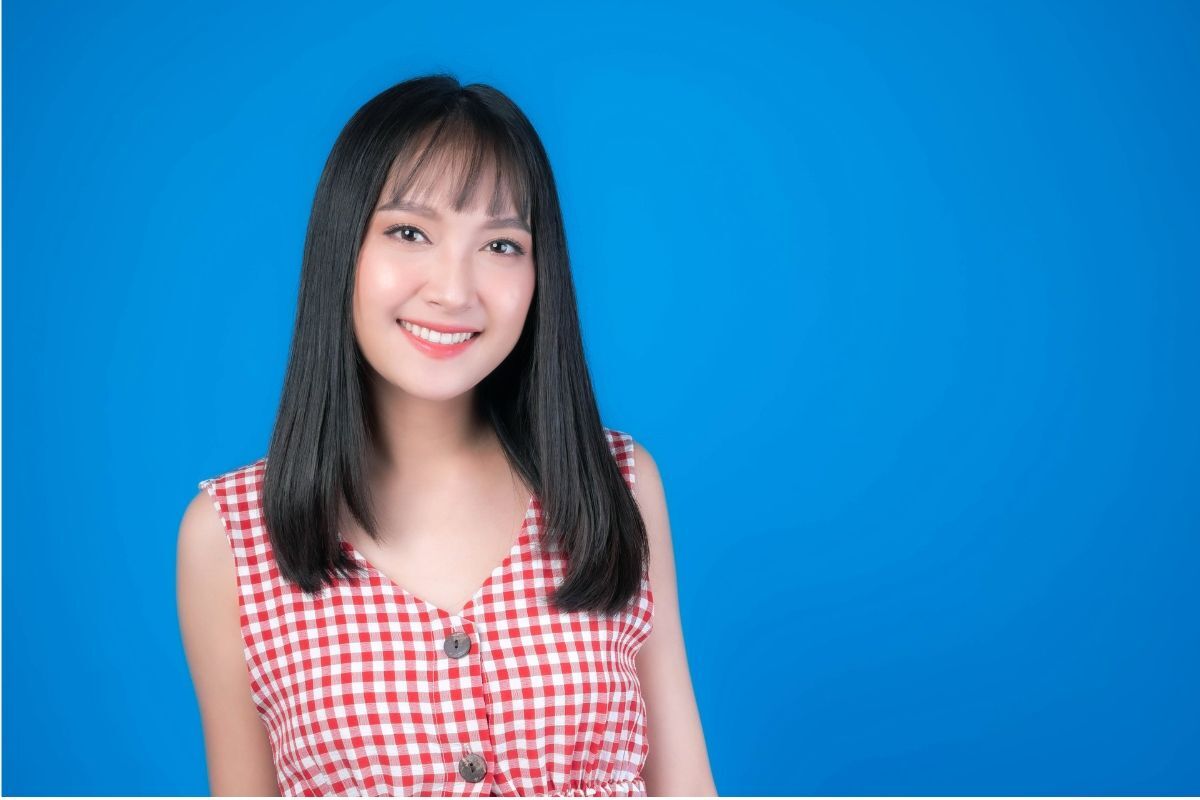 Tóc ép cụp đuôi