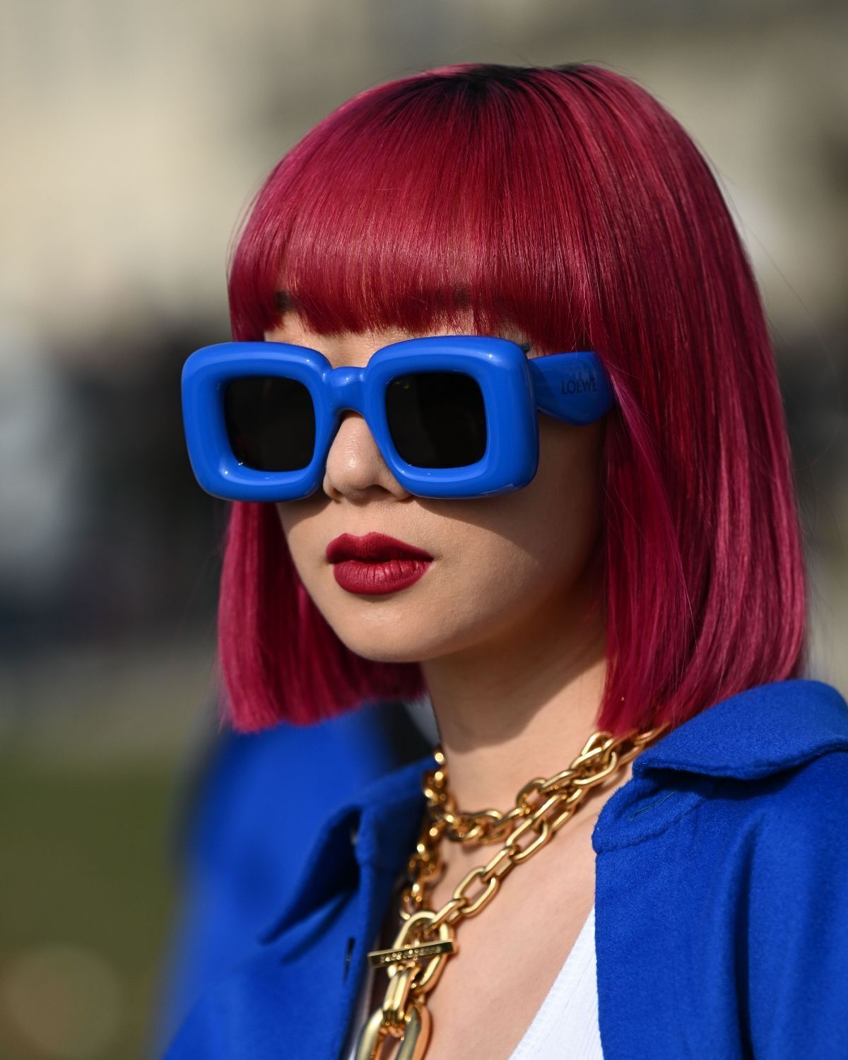 Tóc màu đỏ burgundy