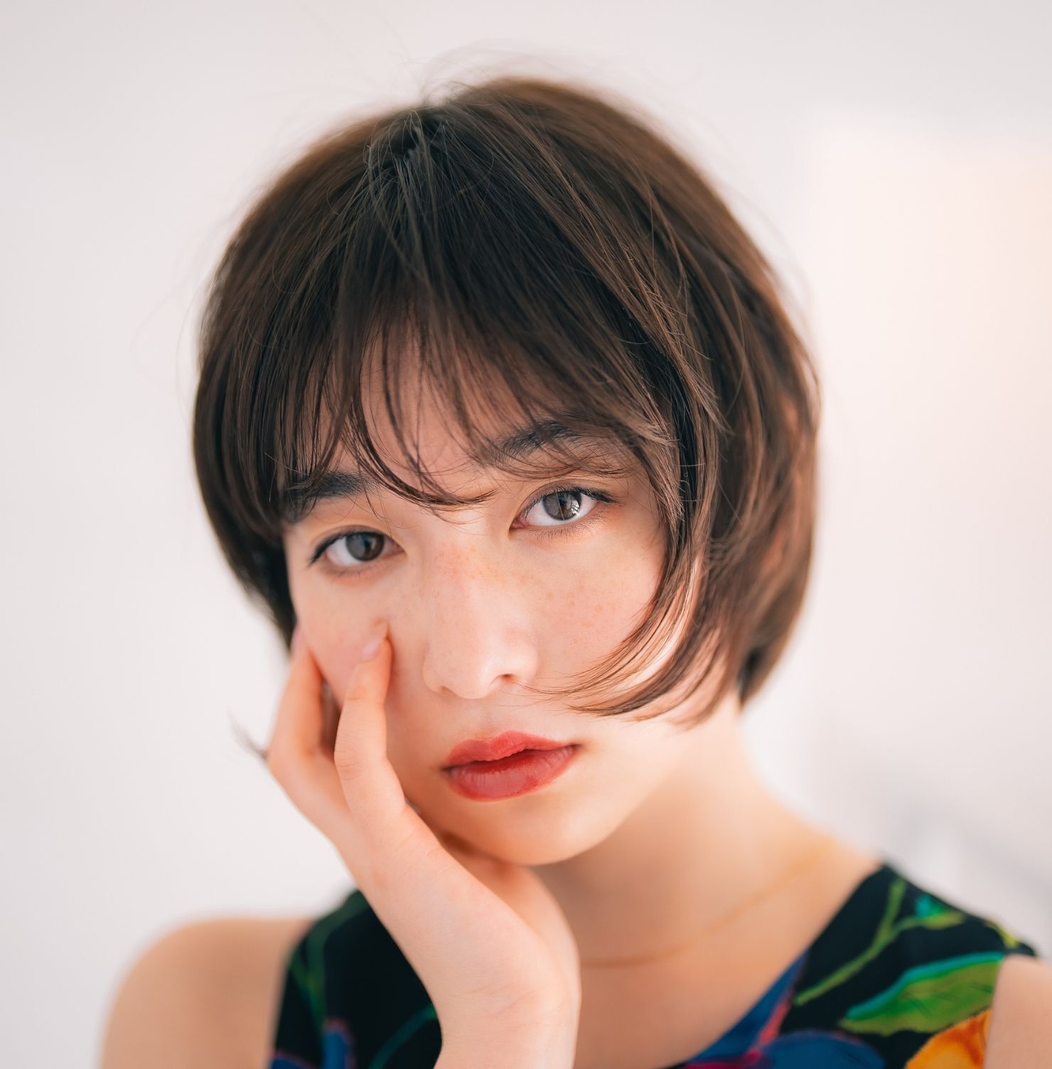 Kiểu tóc layer nữ ngắn có mái