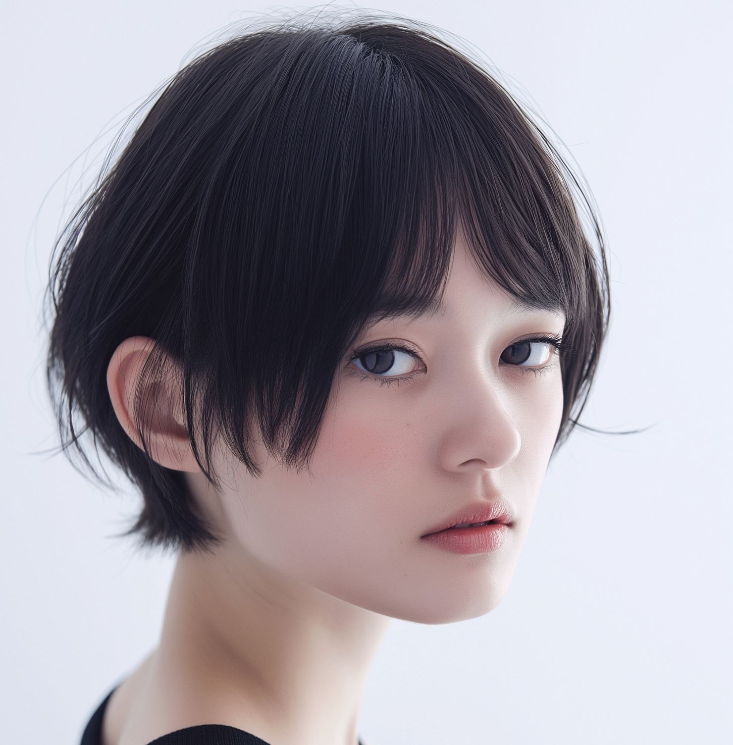 Kiểu tóc ngắn layer Nhật Bản