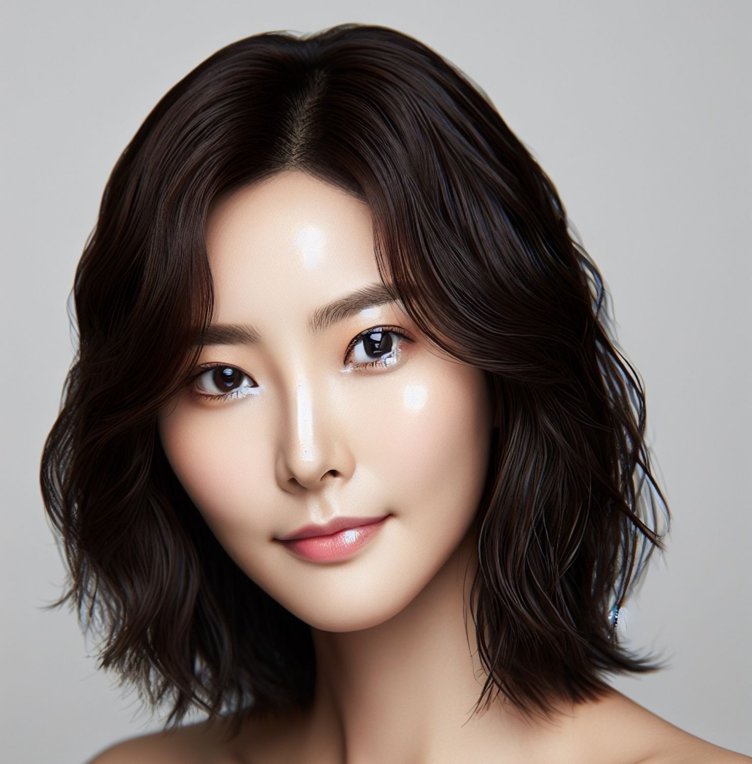 Tóc layer xoăn sóng lơi ngắn