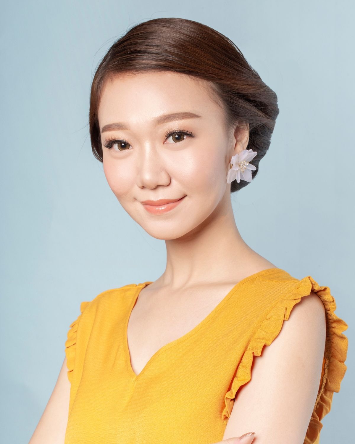 Búi tóc kiểu tiếp viên hàng không