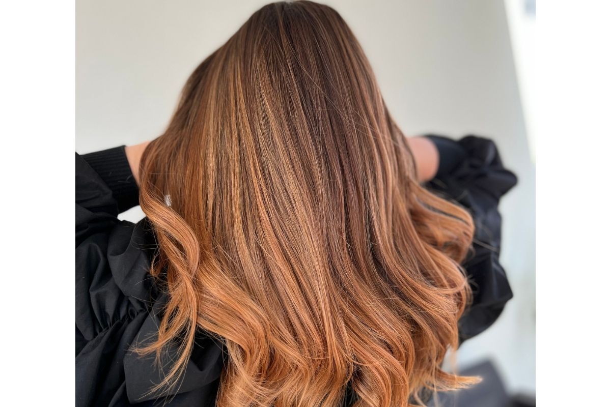 màu tóc nâu hạt dẻ liệu có hợp với mọi kiểu tóc cô gái mặc áo đen tóc màu nâu đồng sáng 