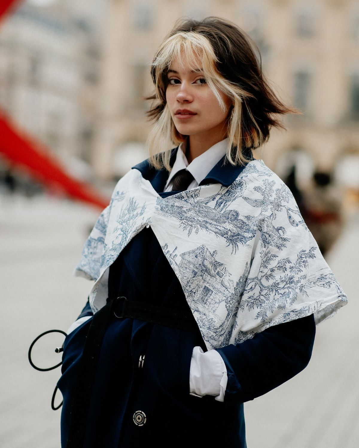 Tóc mái nhuộm phá cách 2024