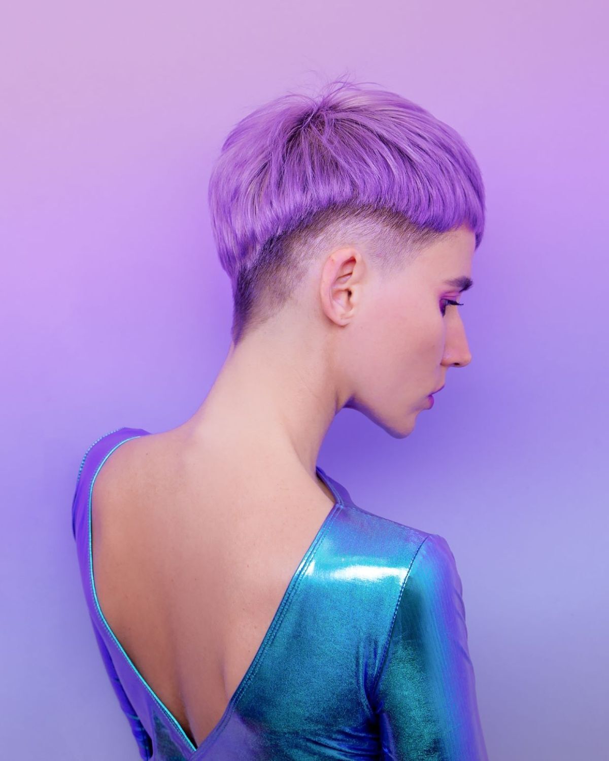 Tóc tém phong cách undercut