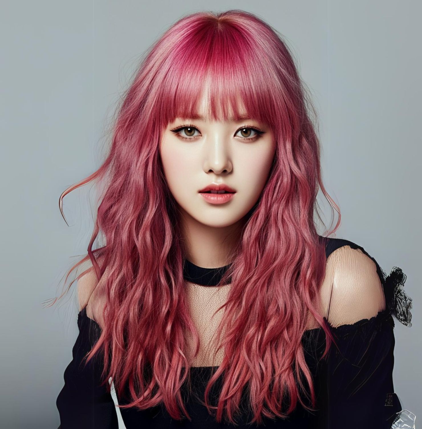 Mái thưa Hàn Quốc uốn xù mì