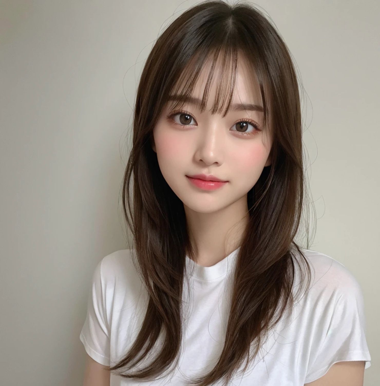 Tóc mái thưa layer