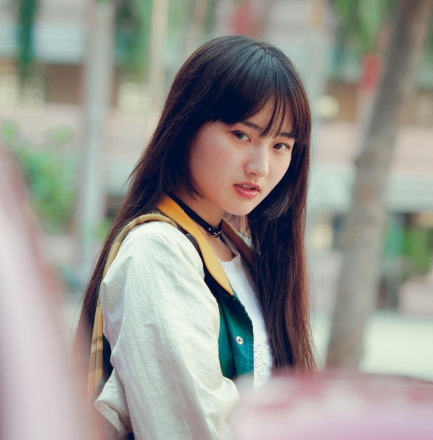 Tóc mái thưa kiểu Hime