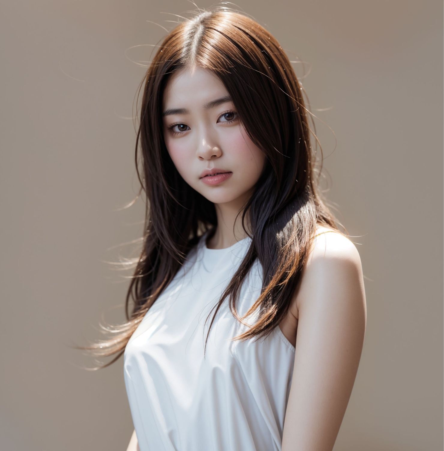 Kiểu tóc layer nữ dài thẳng