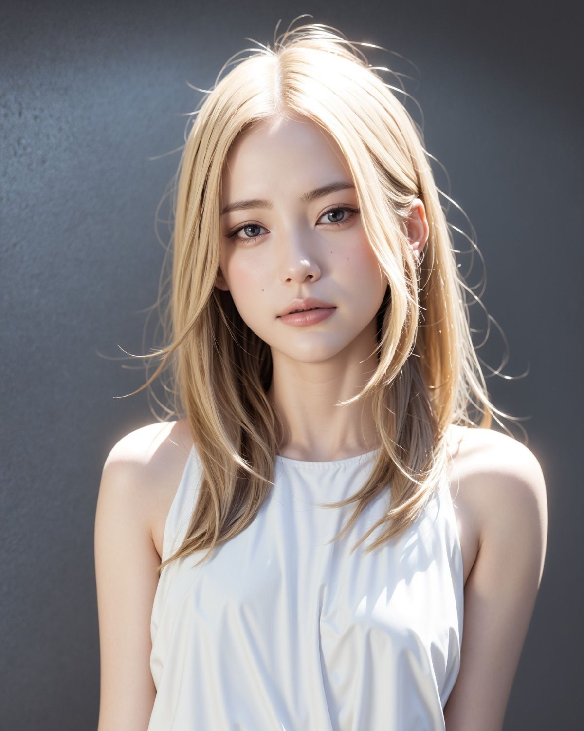 Tóc ngắn ngang vai mái dài