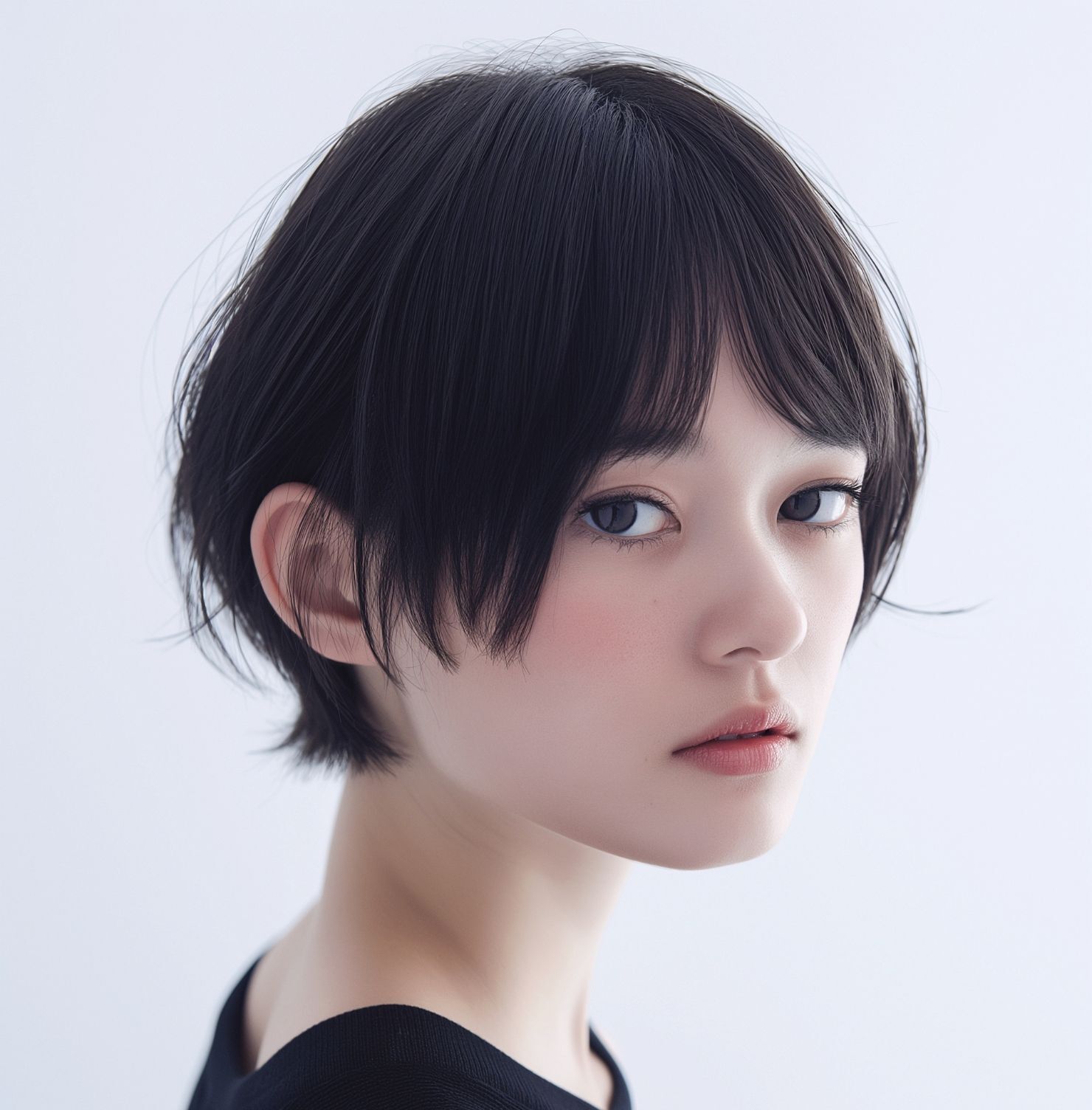 Tóc ngắn nữ kiểu Nhật